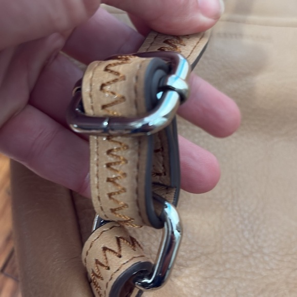 Aimee Kestenberg Tamitha Mini Backpack Soft Pebbled Leather Tan - Picture 11 of 16